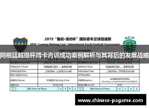 阿根廷超级杯博卡青训成功案例解析与其背后的发展战略 阿根廷超级杯博卡青训成功案例解析与其背后的发展战略